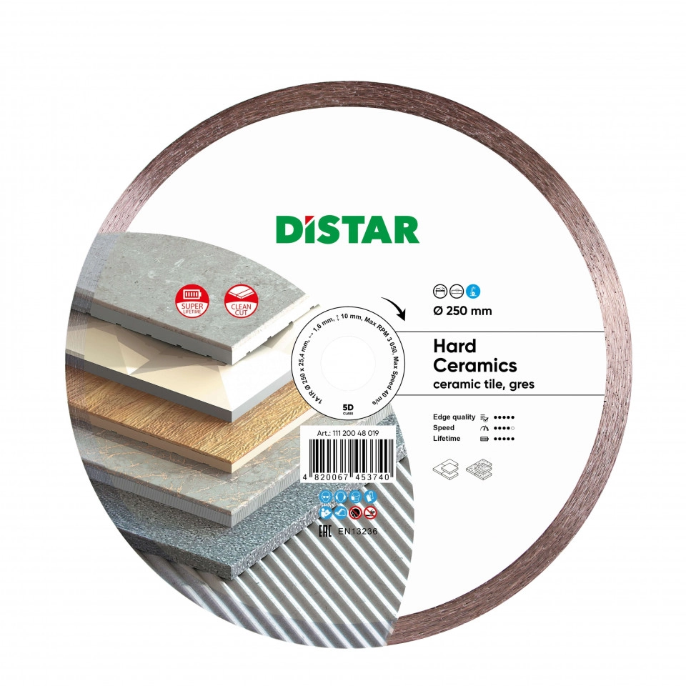 Tarcza do płytek Distar Ø 250 mm