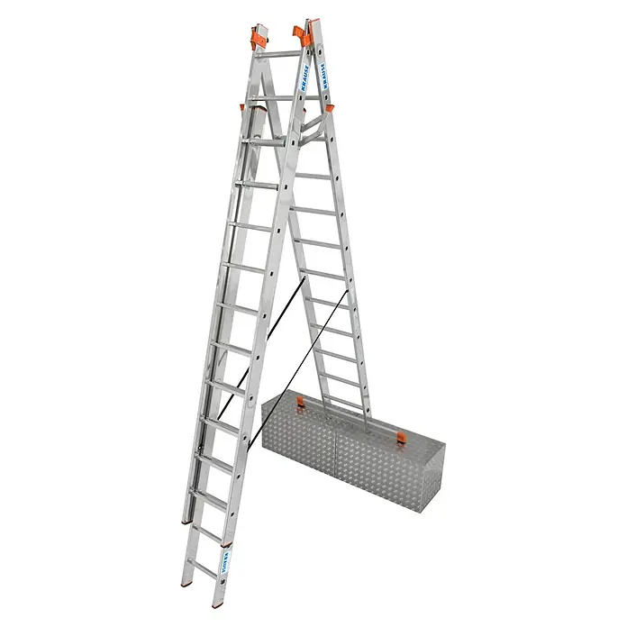 Aluminium ladder Krause 3×12 (8,57 m)