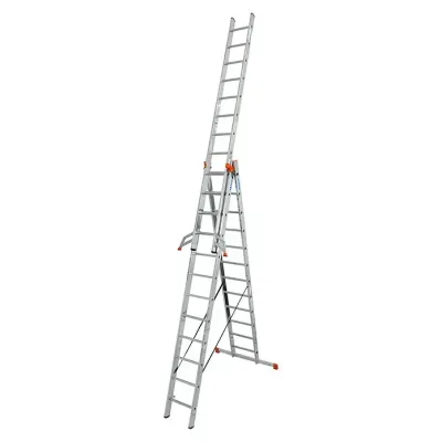 Escalera de aluminio Krause 3×12 (8,57 m)