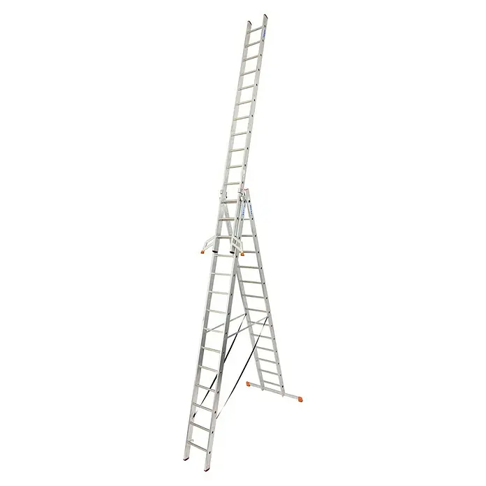Aluminiumleiter Krause 3×14 (10,09 m)